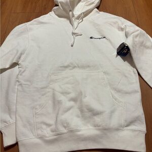 Champion White Quarter-Zip Sweatshirt